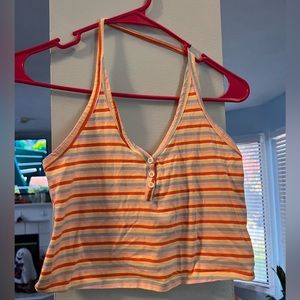 Striped Colorful Halter Top